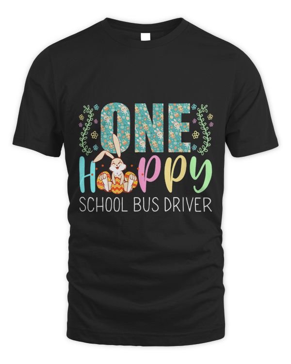 One Happy Easter Bunny School Bus Driver Cute Puns