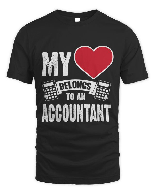 My Heart Belongs To An Accountant Bookkeeper Cute