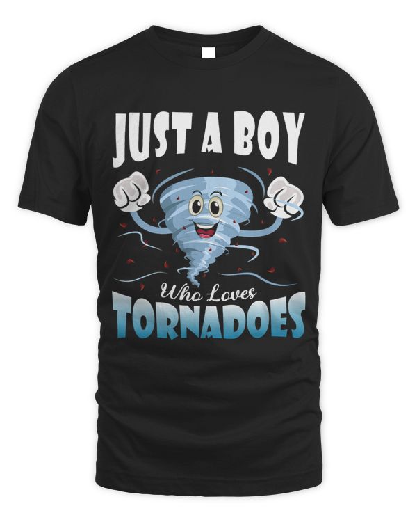 Just A Boy Who Loves Tornadoes Tornado Meteorologist Kids 1