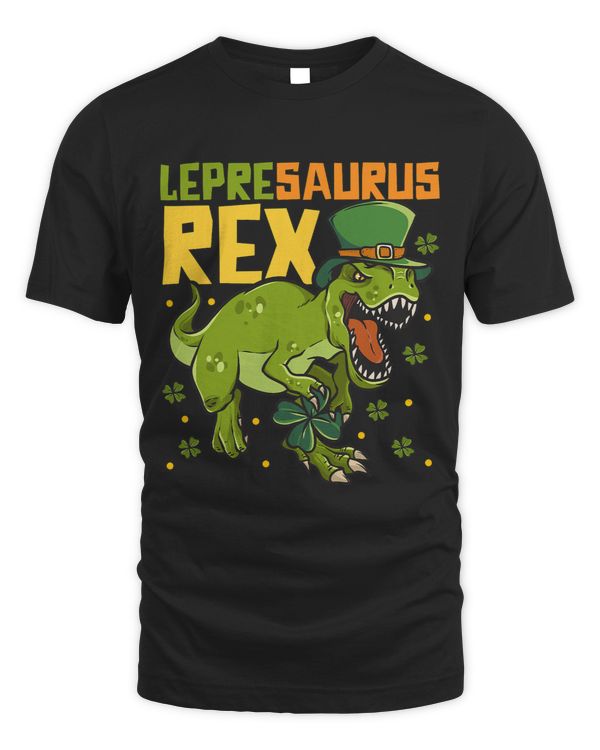 Lepresaurus Rex Leprechaun Dinosaur Trex St Patricks Gift