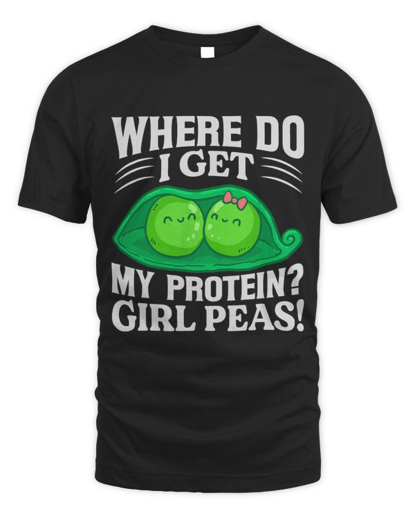 Where Do I Get My Protein Girl Peas Funny Vegan Jokes