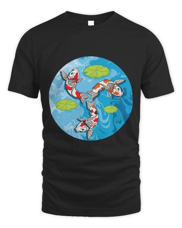 Yin Yang Triple Koi Fish Japanese Carp Fish Nishikigoi