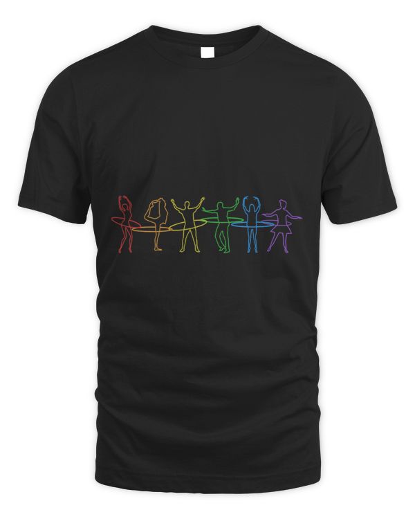 Hula Hoop LGBT Rainbow Hoop Dancer Hooping Hooper Hula Hoop