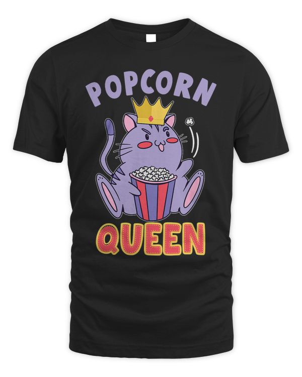 Womens Popcorn Queen Popcorn Lover Movie Might Movie Snacks