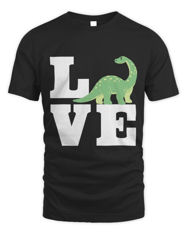 Love Brontosaurus Design Primeval Creatures