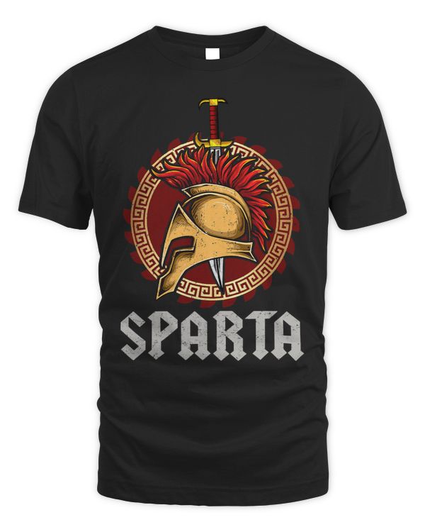 Sparta helmet spartan shield and sword Greece warrior