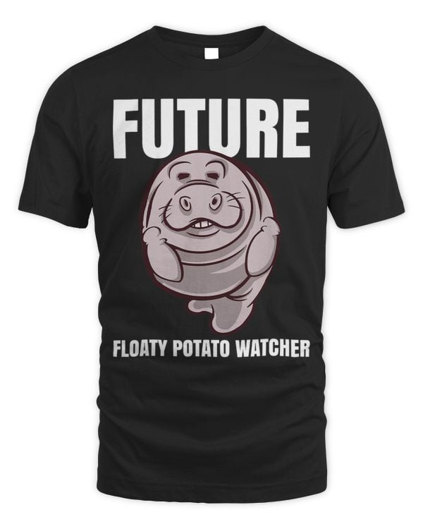 Future Floaty Potato Watcher Funny Marine Biologist Manatee