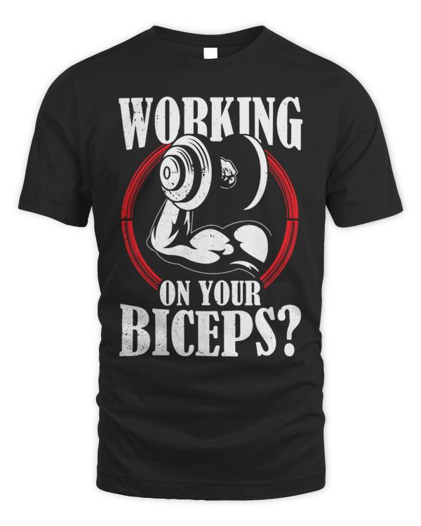Working On Your Biceps Workout Sayings Muscle Curl
