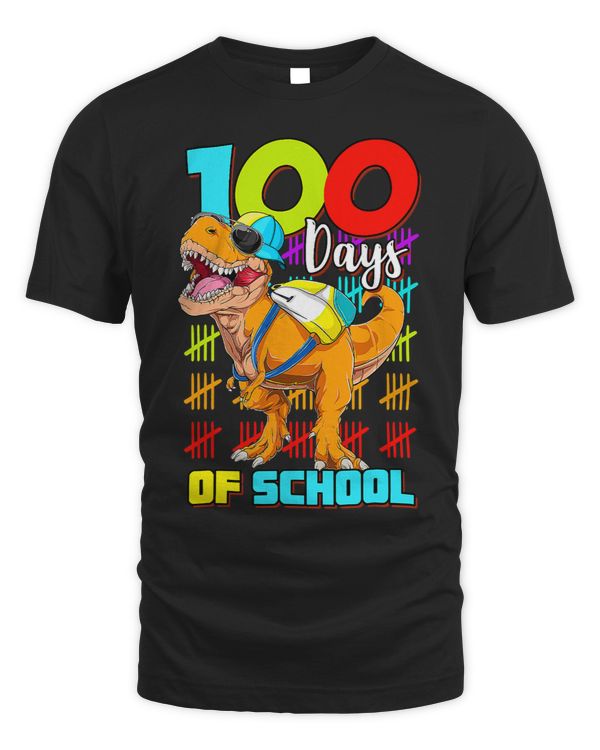 100 Days Of School Shirt Dinosaur 100 Days Smarter 100th Day 2