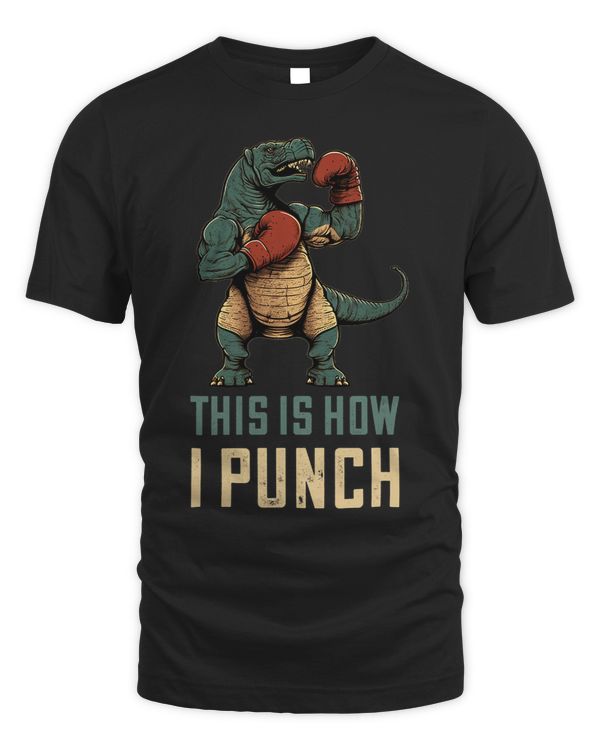Boxing Dino TRex Dinosaur Boxer Boxing Gloves Kickboxer