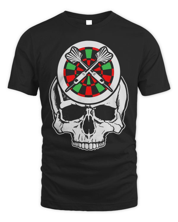 Dart Dartboard Arrow Skull Player
