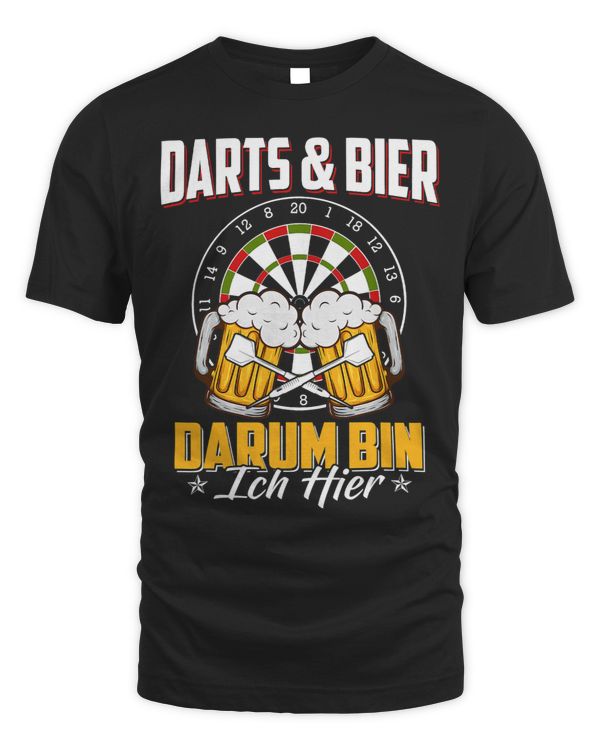Darts And Bier Darum Bin Ich Hier Dartboard