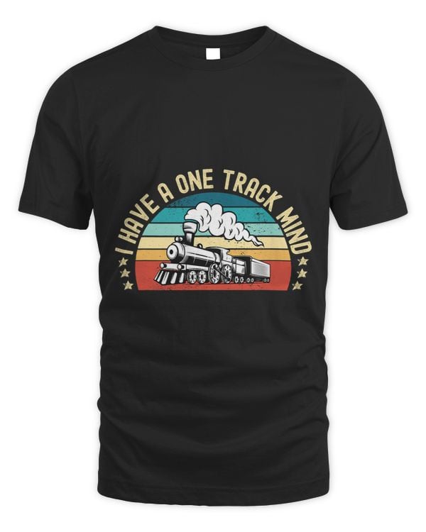 I Have A One Track Mind Train Retro Engine Model Railroad