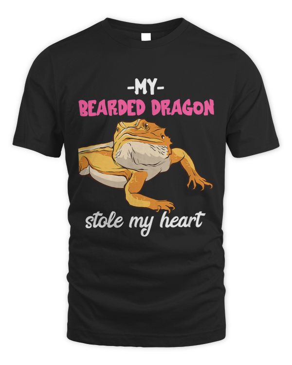 Bearded Dragon Stole My Heart Tiny Dinosaur Reptile Lover