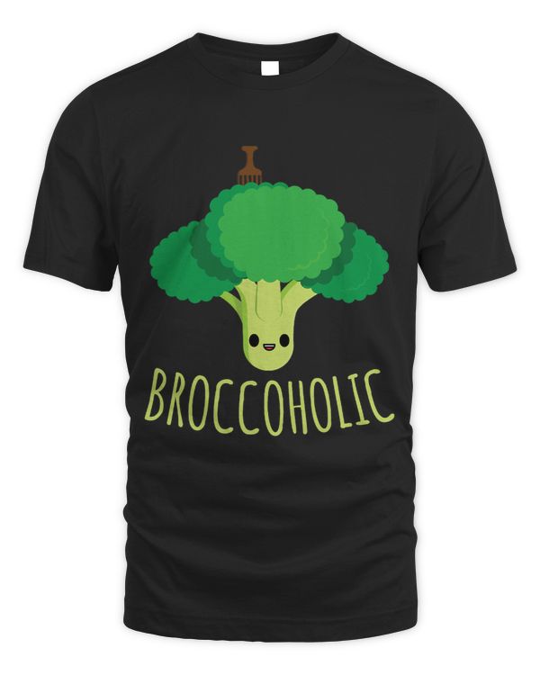 Addicted To Broccoli Vegetable Lover Vegan Gift Broccoholic