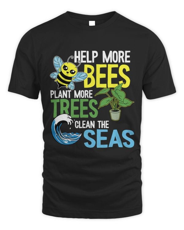 Bee Beekeeping Help More Bees Plant More Trees Clean The Seas Earth Day Beekeeper