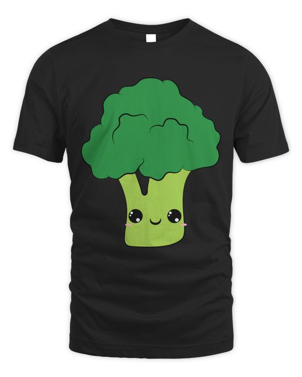 Broccoli cute adorable kawaii pretty smile sweet