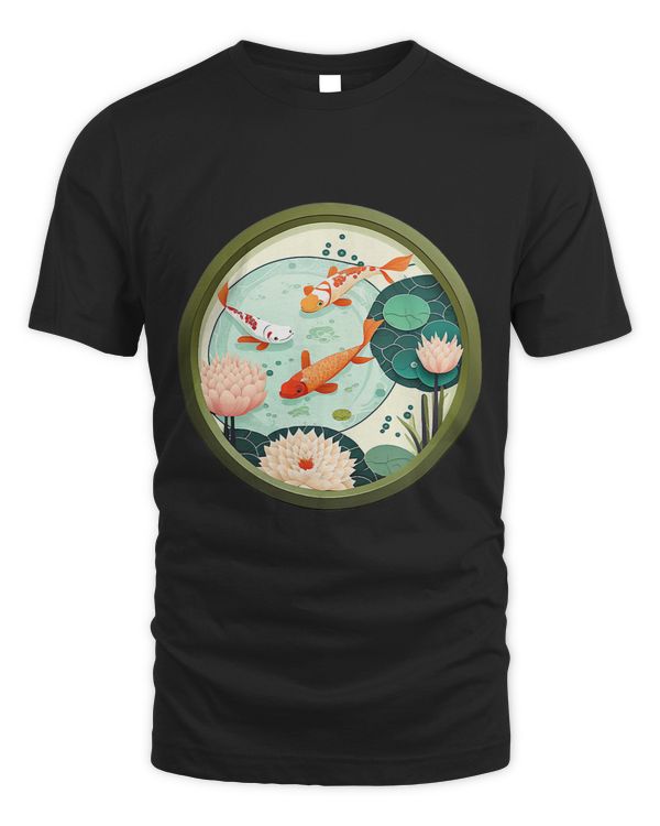 Experience the Magic and Charm Adorable Koi Fish Pond