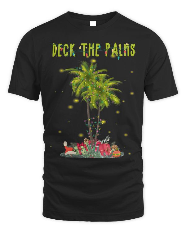 Deck The Palms Hawaiian Christmas Palm Tree Lights Gift