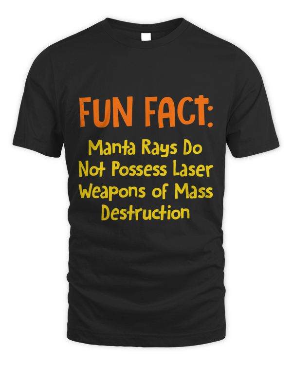 Manta Rays Dont Have Lasers Funny Animal Pun Humor 6