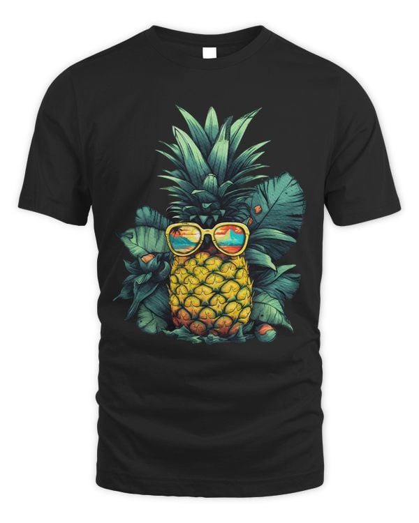 Pineapple Sunglasses Aloha Beaches Hawaii Graphic Vacation