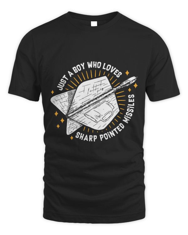 Just A Boy Who Loves Sharp Pointed Missiles Dart Player Dart