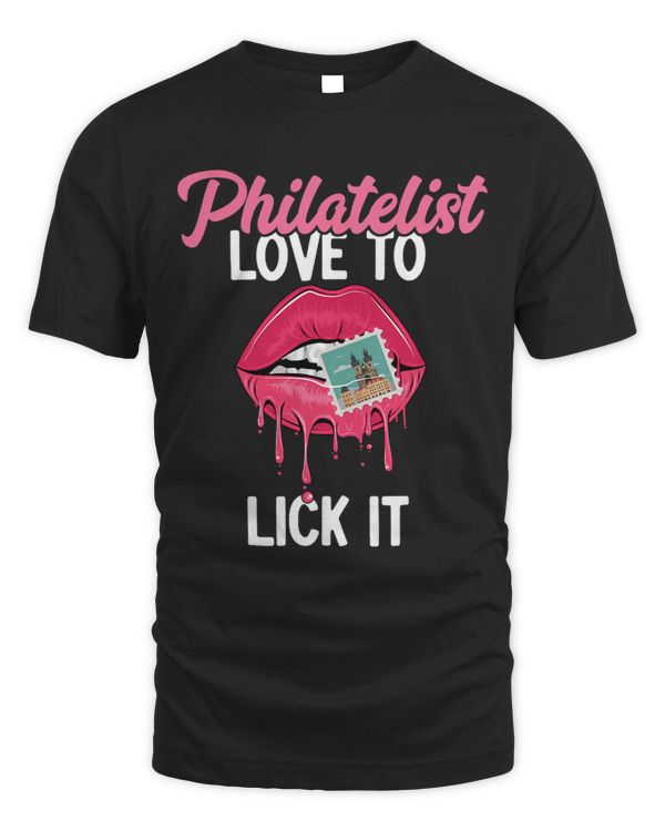 Philatelist Love To Lick It Funny Stamp Collector Hobby