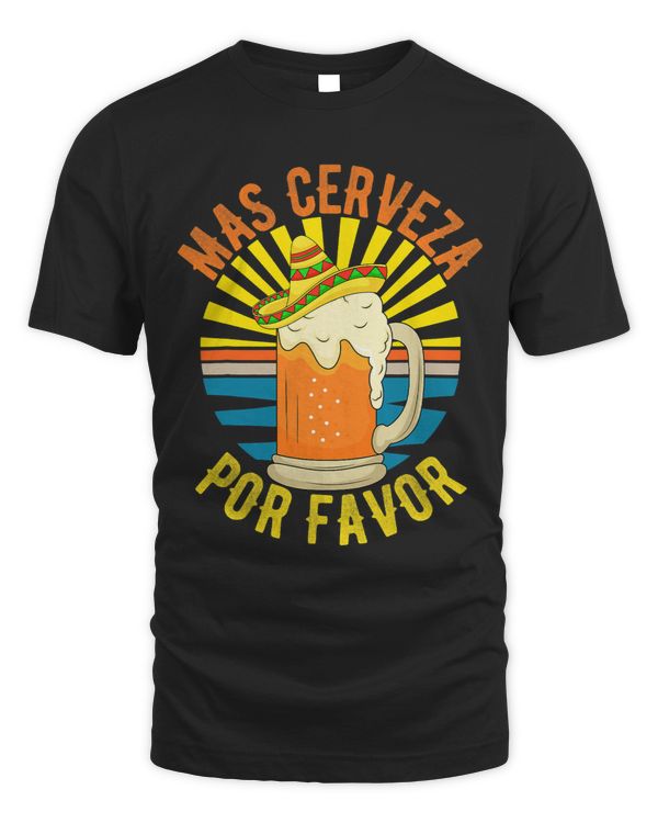 Mas Cerveza Por Favor Retro Vintage