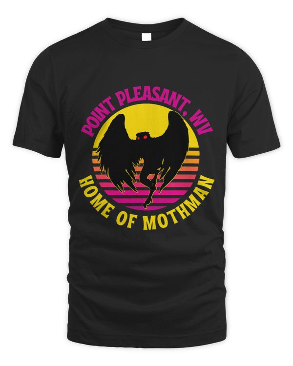 Mothman Point Pleasant WV Retro Cryptid Creature Folklore