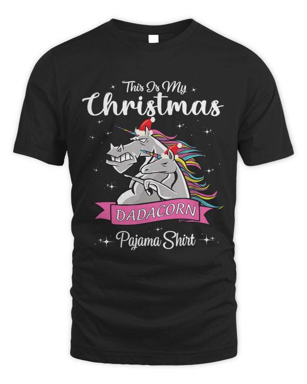 This Is My Christmas Pajama Dadacorn Dadicorn shirt For Men 1