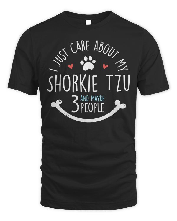 I Just Care About My Shorkie Tzu T-Shirt T-Shirt