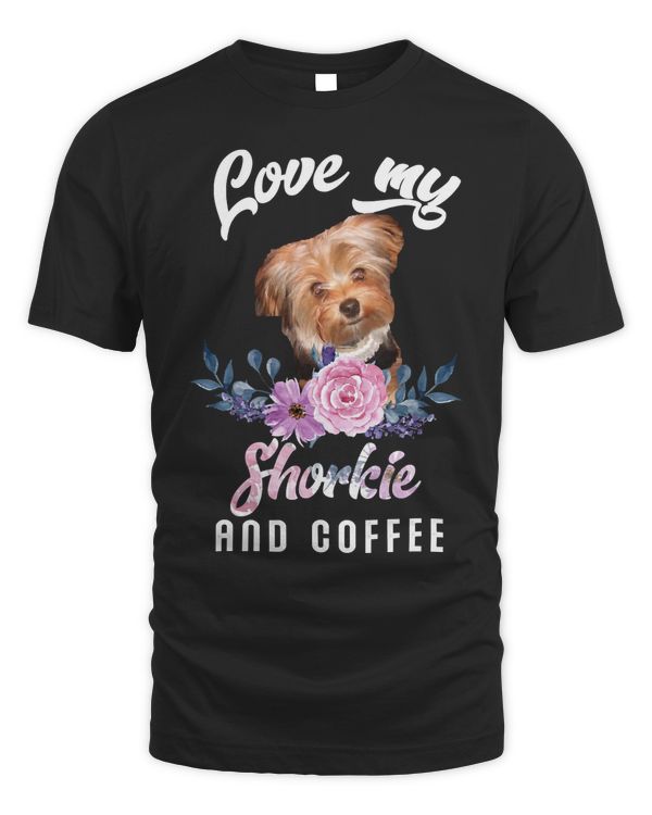 I Love My Shorkie and Coffee Shirt Shorkie Lover Gift Sweatshirt