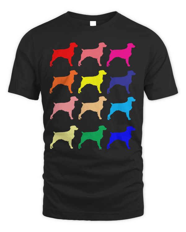Brittany dog lovers dog pop art gift t shirt