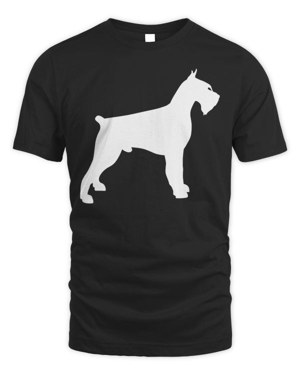Giant Schnauzer silhouette T-Shirt