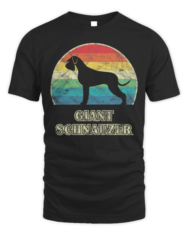 Giant Schnauzer Vintage Style Dog T-Shirt
