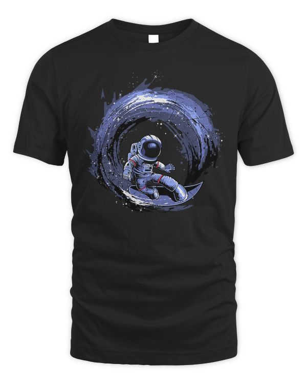 Astronaut In Space Surfing T-Shirt