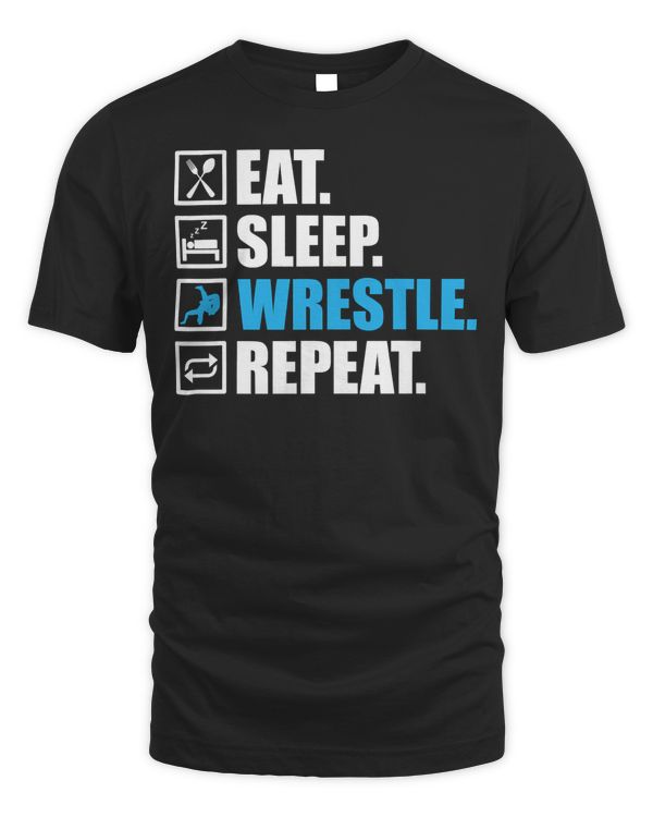 Funny Wrestling Designs For Men Women Wrestle Athlete Fans T-Shirt
