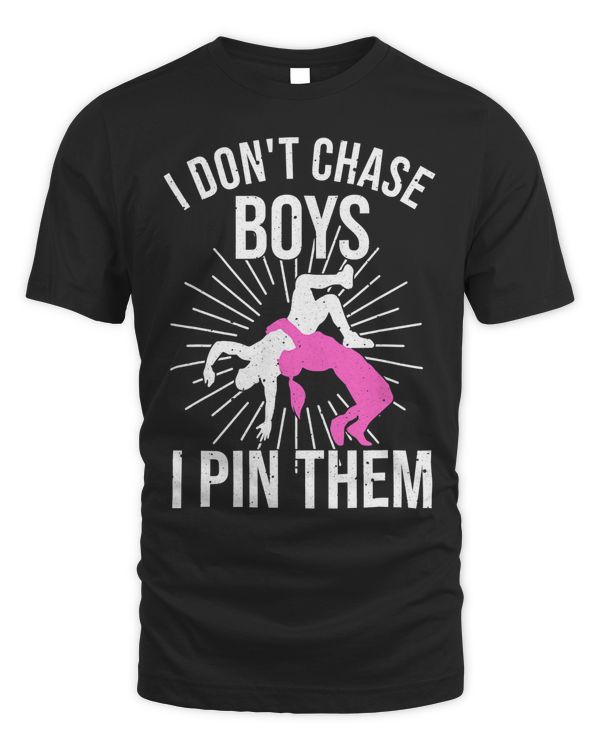 Funny Wrestling Girls Designs For Women Wrestle Athlete Fans T-Shirt