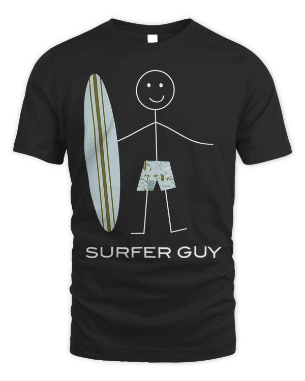 Funny Mens Surfing, Surf, Boy Surfer T-Shirt
