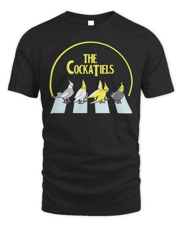 Birb Memes Bird Band Parrot Doodle Parody, The Cockatiels T-Shirt