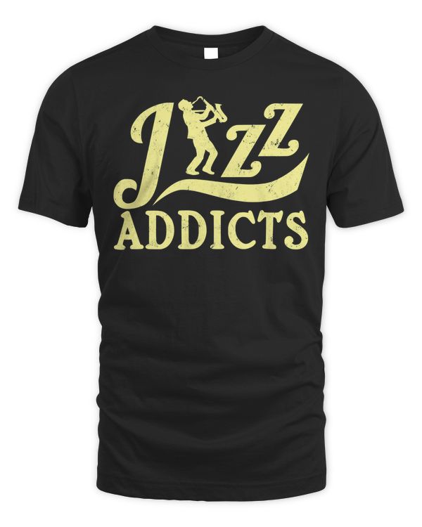 Funny Saxophone Jazz Music Lover Jazz Addict T-Shirt