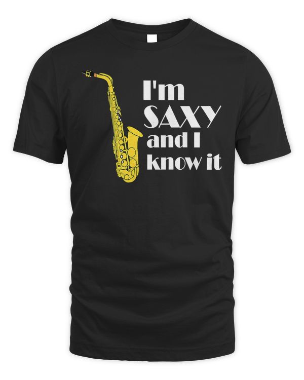 Funny Saxophone T Shirt, Saxophone Gift for Saxaphone Player Premium T-Shirt