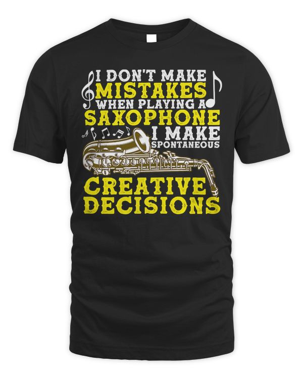 Funny Tenor Saxophone Gift Men Women Boys Girls Sax Players Premium T-Shirt