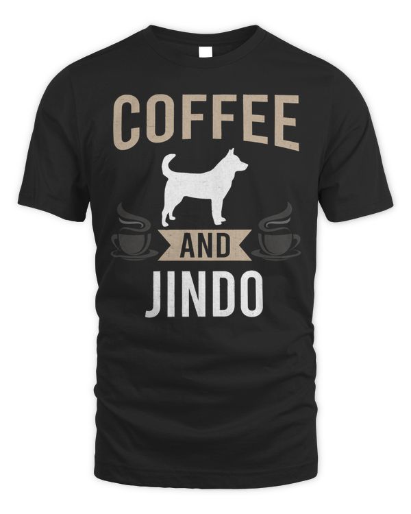 Coffee and Jindo Dog Lover Long Sleeve T-Shirt