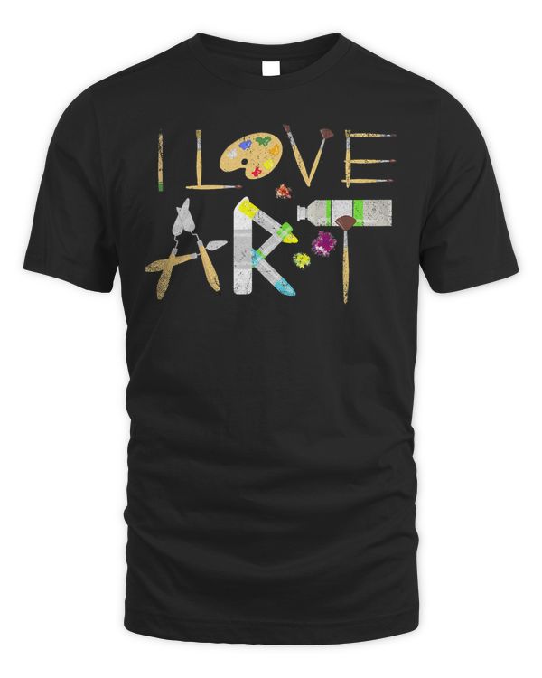 Art Major Painting Valentines Day Gift Sketch Drawing Artist T-Shirt