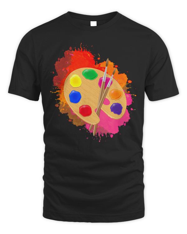 Artist Painting Creativity Painter Brush Paint Art T-Shirt