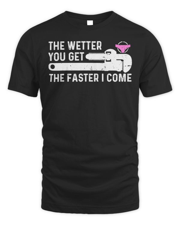 Funny Plumbing T Shirt for Men Humorous Plumber Gag Gifts T-Shirt
