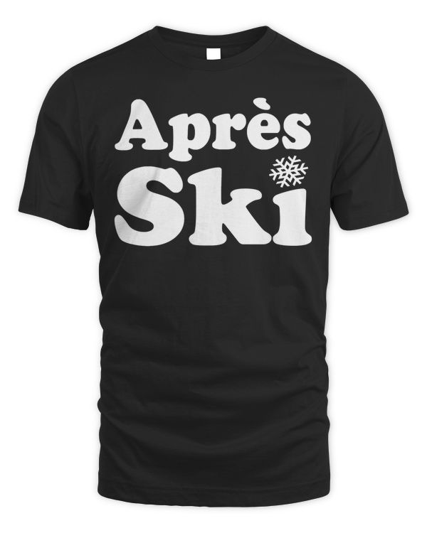 Apres Ski retro style snowflake sweatshirt