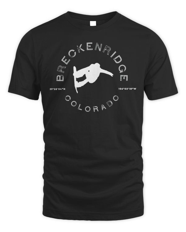 Breckenridge Colorado Vintage Snowboarding Hoodie Sweatshirt