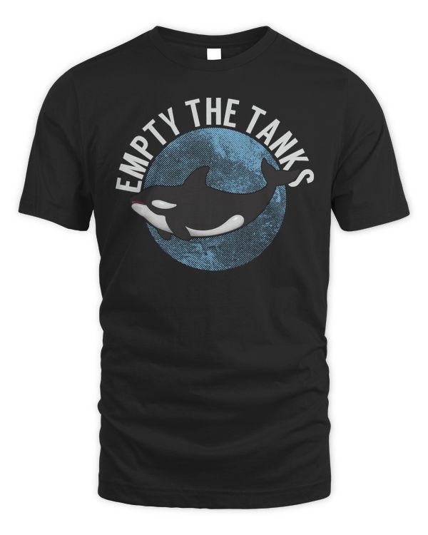 Empty The Tanks Killer Whale Orca Long Sleeve Shirt